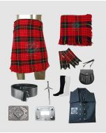 Clan MacQueen Tartan Kilt Outfit