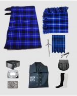 Galicia National Tartan Kilt Outfit Package
