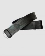 Traditional Celtic Embossed Leather Belt