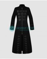 Gothic Long Coat Safety Pins Work