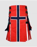 Norwegian Flag Patriotic Kilt