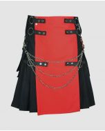 Red and Black Fashion Kilt