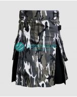 Urban Camouflage Fashion Hybrid Kilt