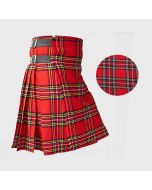 Royal Stewart Polyviscose Tartan Kilt