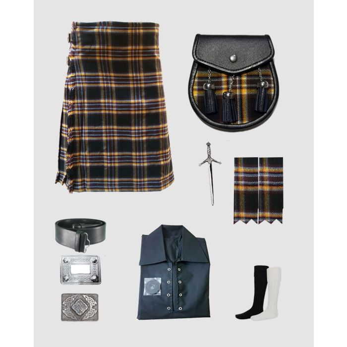 Bear Pride Tartan Kilt Outfit Package