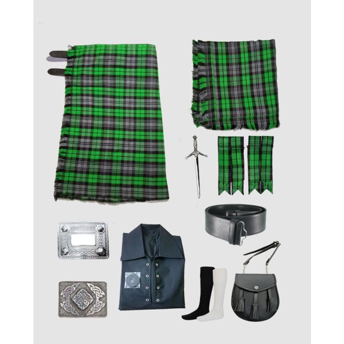 Campbell Tartan Wedding Kilt Outfit