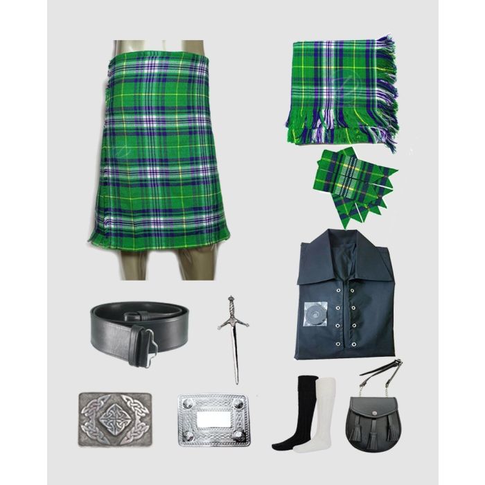 Jones Welsh Tartan Kilt Outfit
