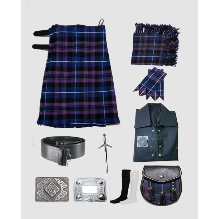 Pride of Scotland Tartan Kilt Wedding Outfit