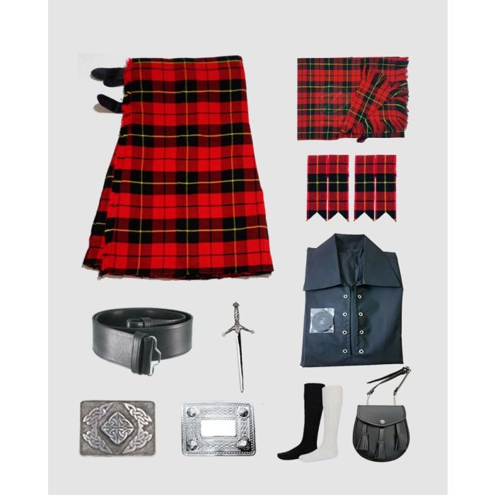 Wallace Tartan Kilt Wedding Outfit