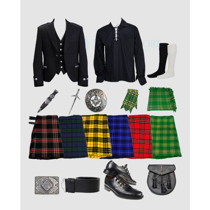 Argyll Scottish Affordable Wedding Kilt Outfit