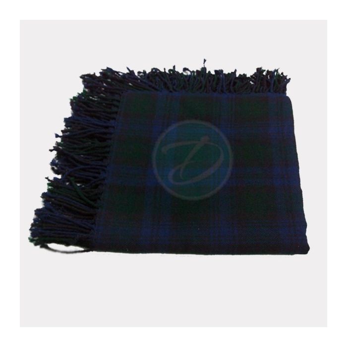 Black Watch Tartan Bagpipe Kilt Fly Plaid