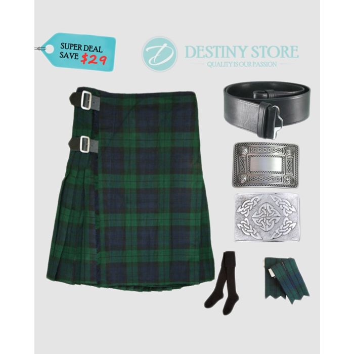 Black Watch Tartan Kilt Deal