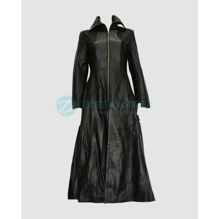 Dawn Razor Ladies Leather Coat