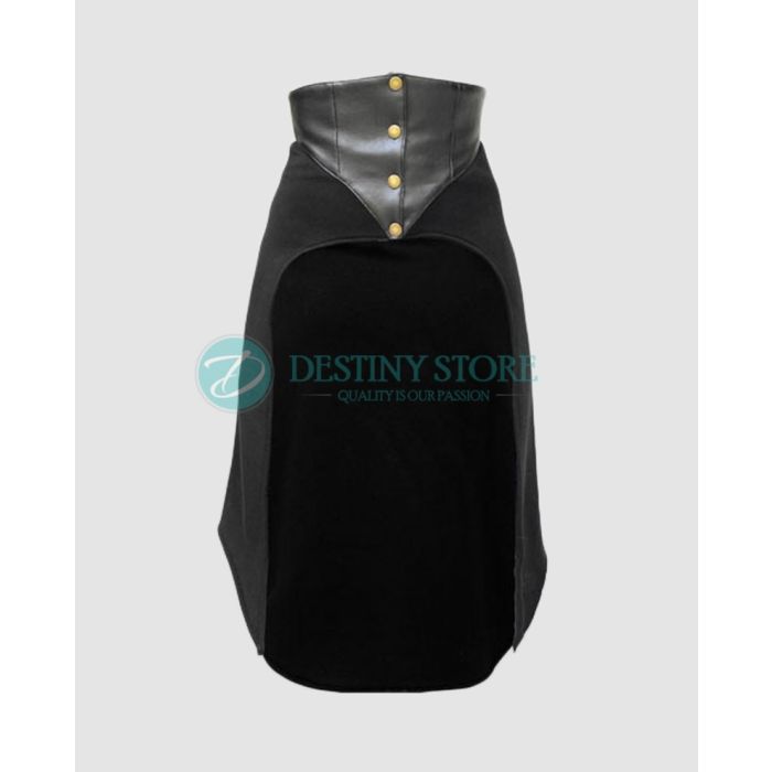 Girls Leather Look Fleece Over Skirt