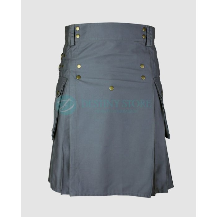 Gray Utility Kilt