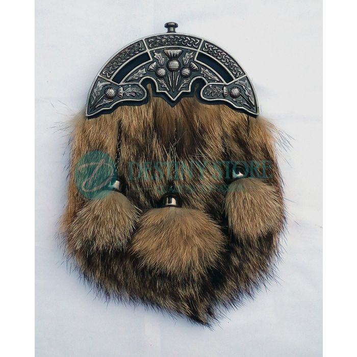 highlad fox fur kilt sporran