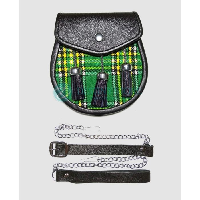 Irish Tartan made sporran