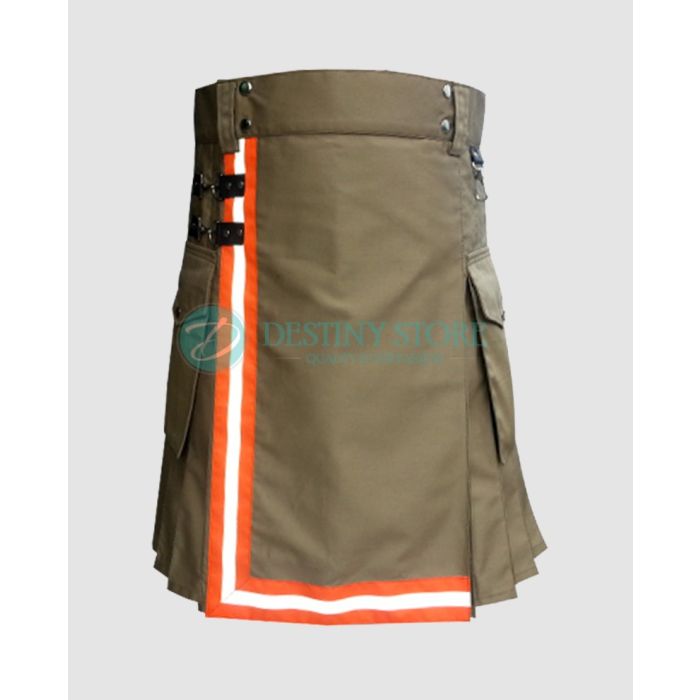 Khaki Kilt For Firefighter