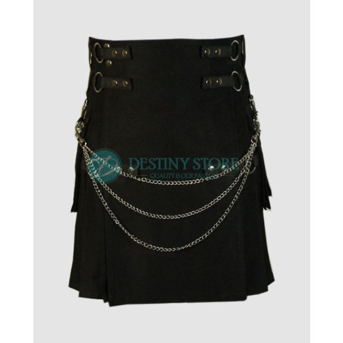 Ladies Fashion Kilt with Chains