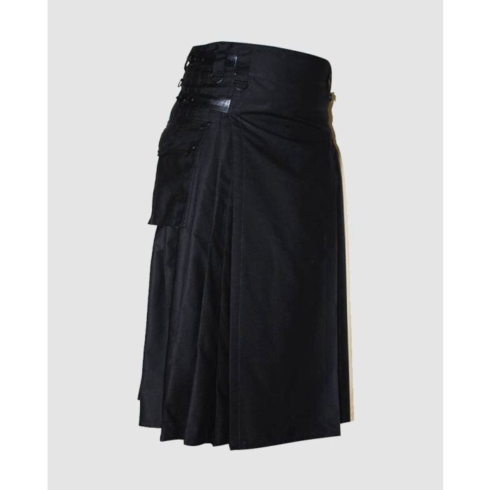 Men Long Fashion Warm Up Kilt