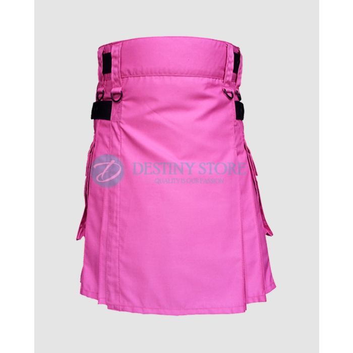 Pink Fashion Kilt for Men