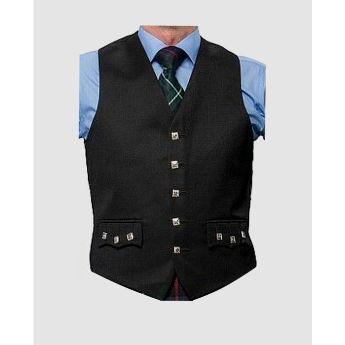 Premium 5 Buttons Argyll Waistcoat