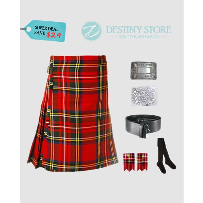Royal Stewart Tartan Kilt Deal