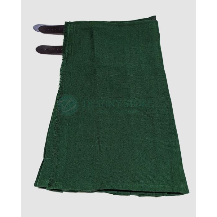 Solid Irish Green Tartan Kilt