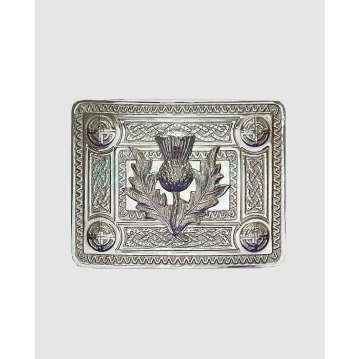 Thistle Badge Buckle for Kilt Belt
