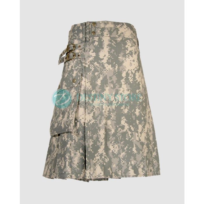 US Army Sage Camo Commando Kilt