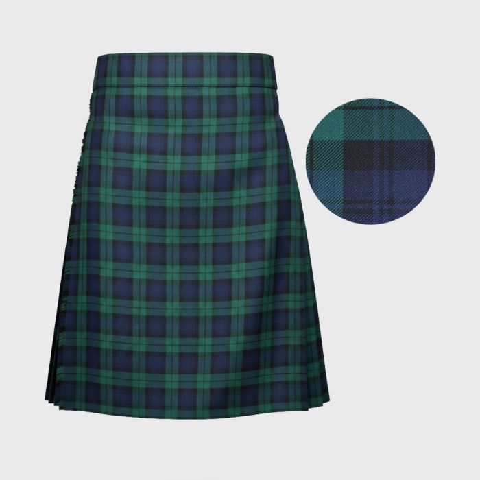 Black Watch Polyviscose Tartan Kilt