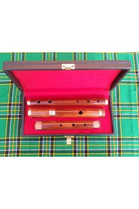 4 Piece Irish Rosewood Flute