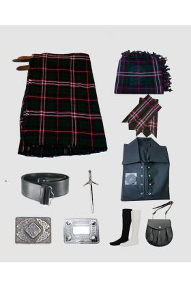 Scottish National Tartan Wedding Kilt Outfit Package