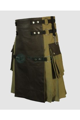 Deluxe Fashion Kilt with Leather Apron