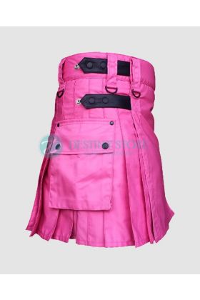 Pink Fashion Kilt for Men