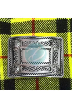 Scottish Celtic Studded Buckle for Kilt Belt