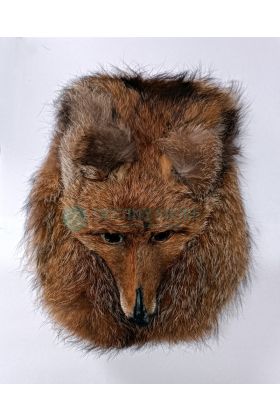 Brown Fox Fur Full Head Mask Kilt Sporran