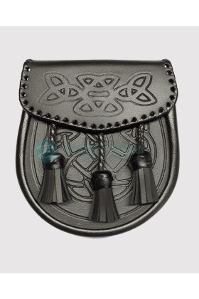 Celtic Embossed Vegan Leather Sporran