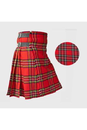 Royal Stewart Polyviscose Tartan Kilt