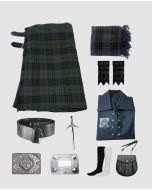 grey tartan kilt wedding outfit package