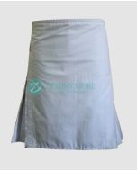 All White Scottish Kilt