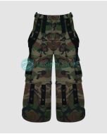 Baggy Camo Gothic Trouser with Chains