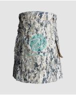 Black Digital Utility Camo Kilt