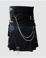 Black Gothic Wedding Kilt