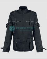 Black Gothic Fashion Rock Man Jacket