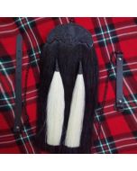 black cantle horse hair kilt sporran