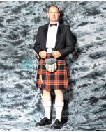 Black Stewart Tartan Kilt Live