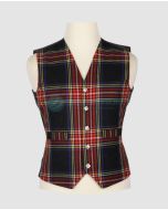 Black Stewart Tartan Kilt Waistcoat