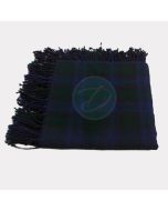 Black Watch Tartan Bagpipe Kilt Fly Plaid
