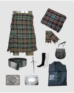 Black Watch Weathered Tartan Kilt Outfit